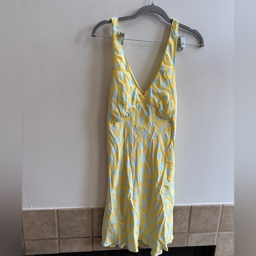 Cotton On Yellow and White Dress